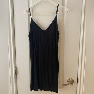 Little black dress with low back